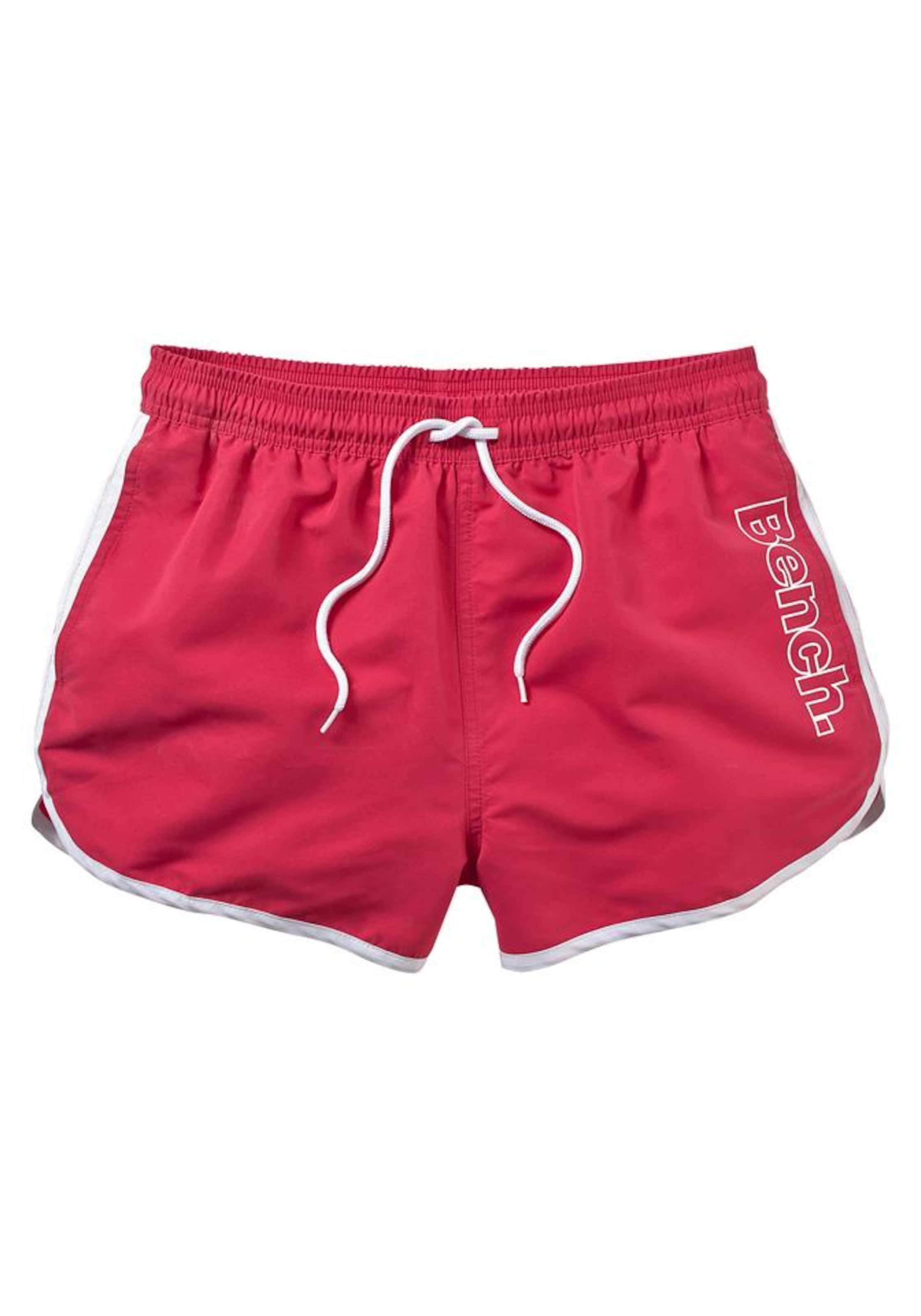 BENCH Board Shorts 'Bradley' in Red: front