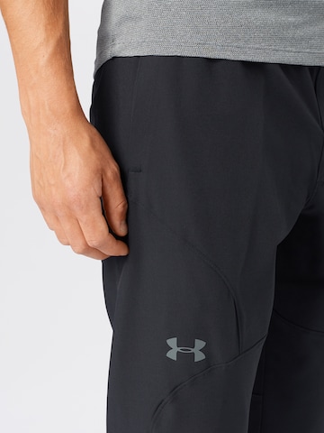 UNDER ARMOUR Normální Sportovní kalhoty 'Unstoppable' – černá
