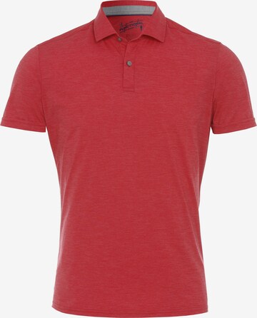 PURE Slim Fit Poloshirt in Rot: predná strana