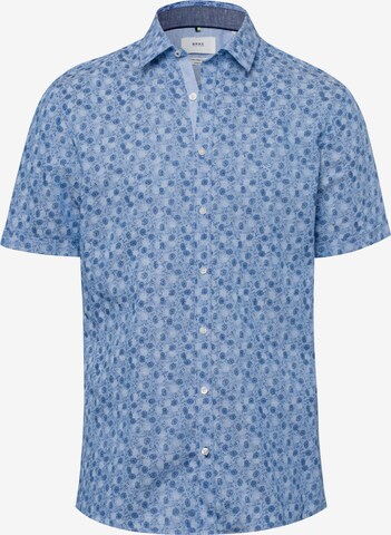 BRAX Regular fit Button Up Shirt 'Kris' in Blue: front