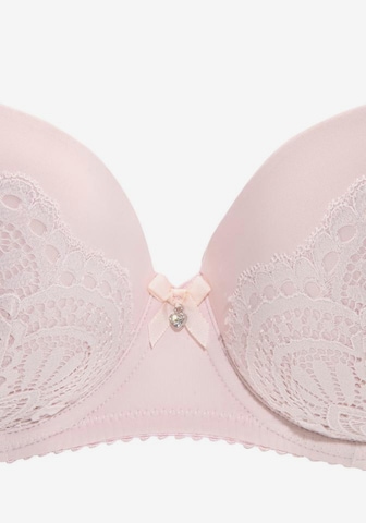 T-shirt Reggiseno 'Aurora' di LASCANA in rosa