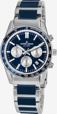 Jacques Lemans Analog Watch 'Liverpool' in Blue: front