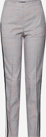 Coupe slim Pantalon à plis 'Ette' OPUS en gris : devant