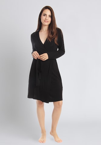 sassa Dressing gown 'CASUAL COMFORT' in Black