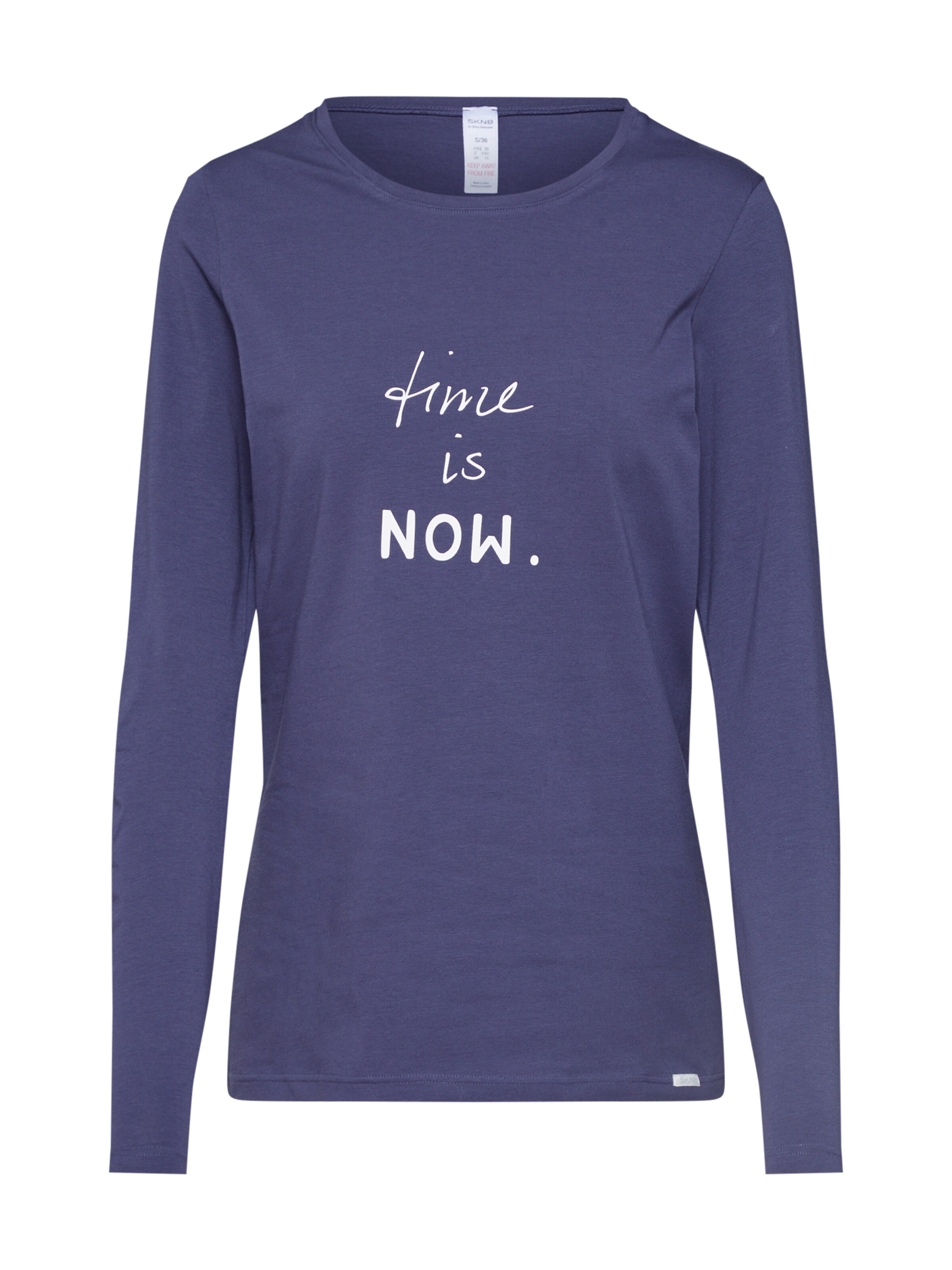 Skiny - Slaapshirt 'Purpose Sleep' in de kleur Lila