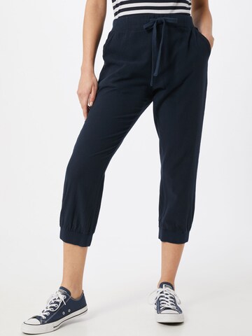 Kaffe Tapered Pants 'Naya Capri' in Blue: front