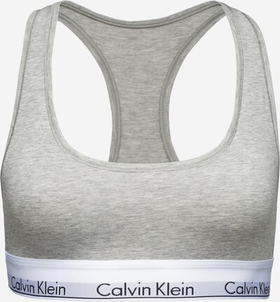 Calvin Klein Underwear Behå i gråmelerad / svart / vit, Produktvy