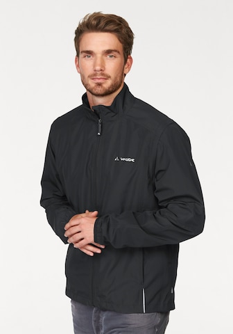 VAUDE Athletic Jacket 'Dundee Classic Zo' in Black: front