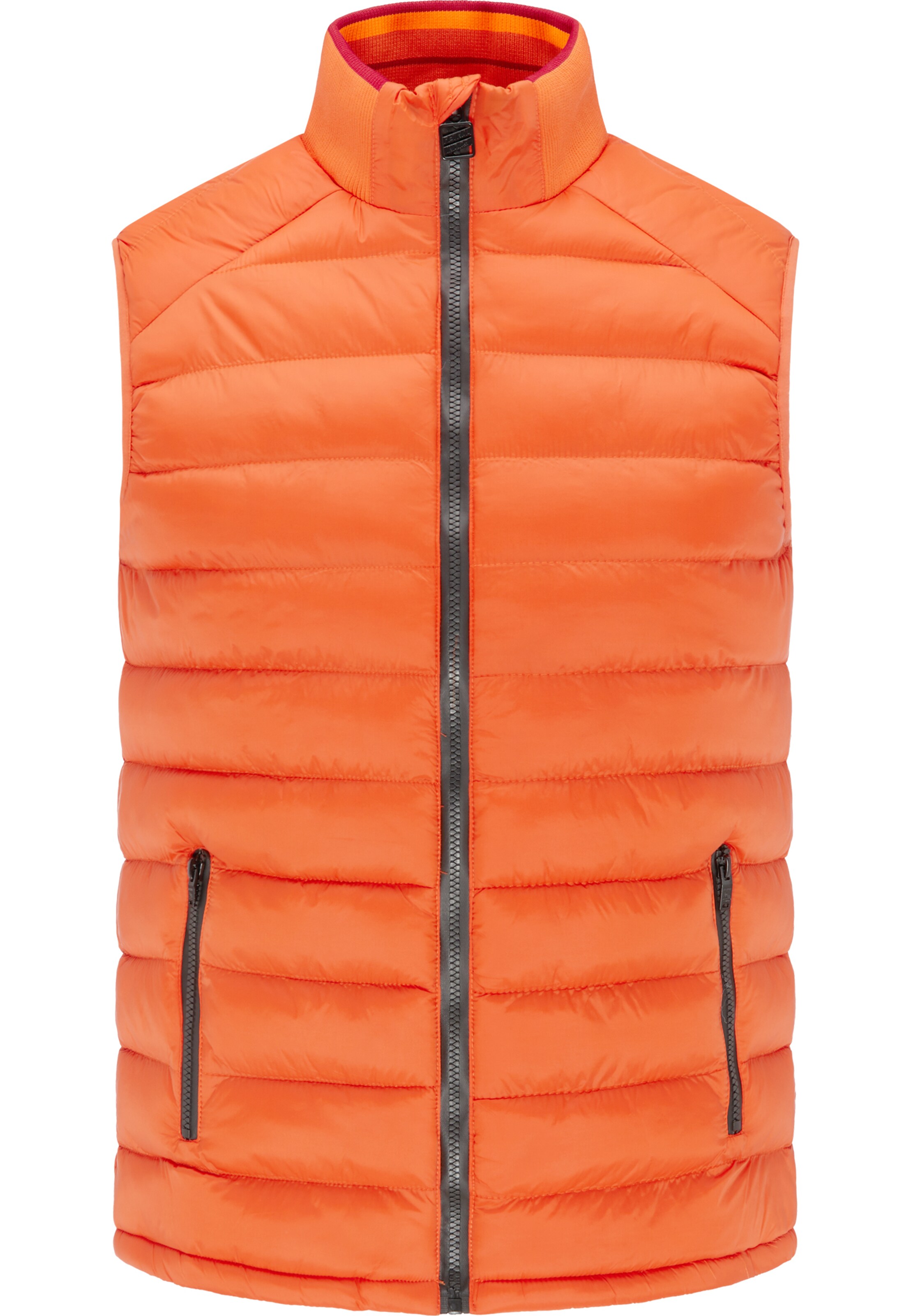 Petrol Industries - Bodywarmer in de kleur Donkeroranje