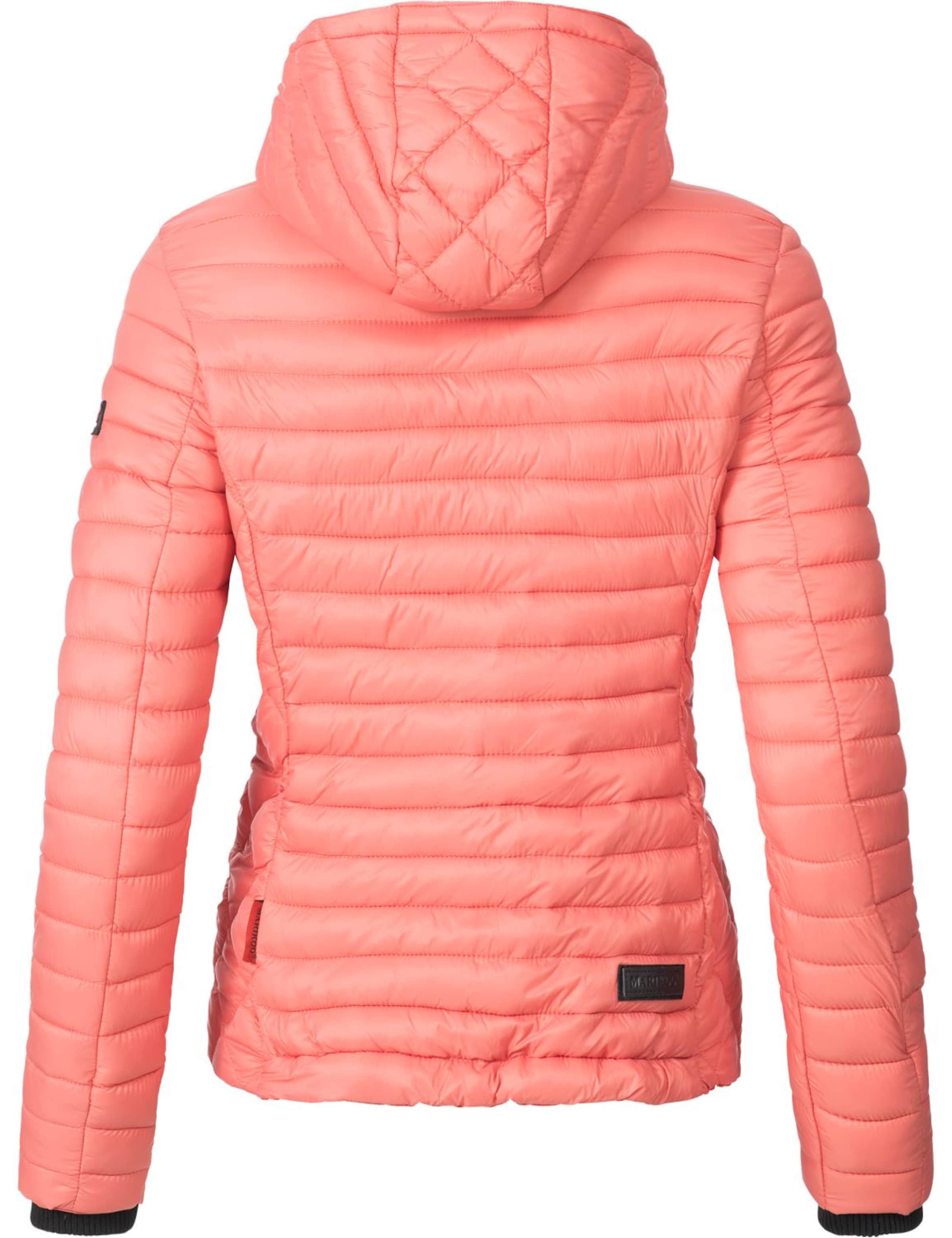 MARIKOO Prehodna jakna 'Samtpfote' | oranžna barva