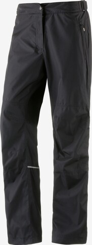 Maier Sports Regular Regenhose 'Raindrop L' in Schwarz: predná strana