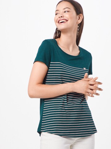 T-shirt TOM TAILOR DENIM en vert : devant