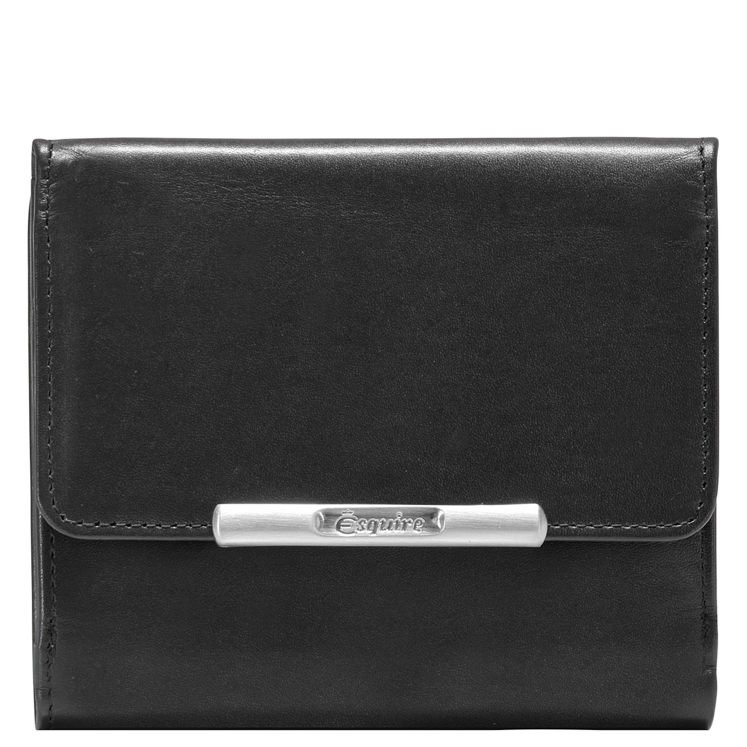 Esquire Portemonnaie in Schwarz: Vorderseite