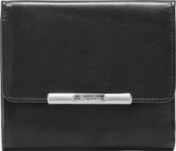 Esquire Wallet in Black: front