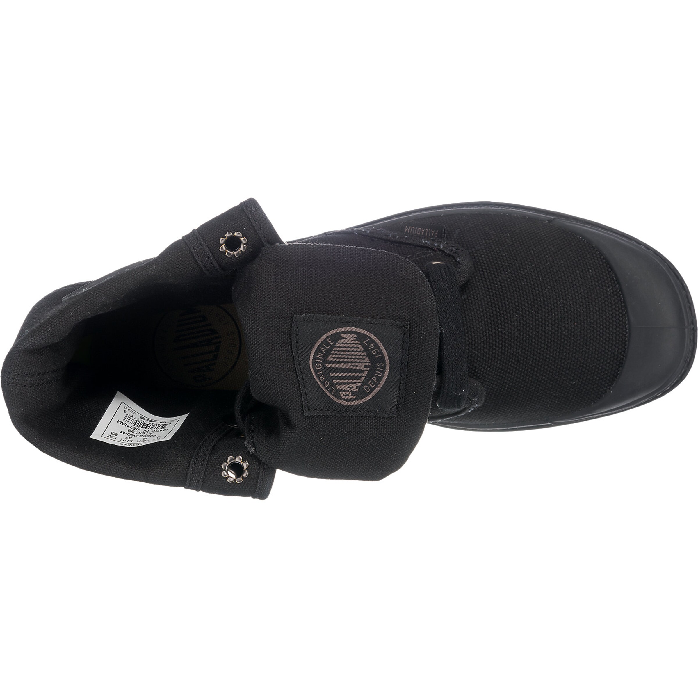 Palladium Schnürstiefelette 'Baggy' in Schwarz