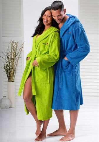 KangaROOS Long Bathrobe 'Cassidy' in Blue