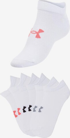 UNDER ARMOUR Sportovní ponožky – bílá
