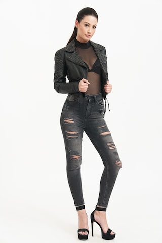 trueprodigy Between-season jacket 'Raven' in Black