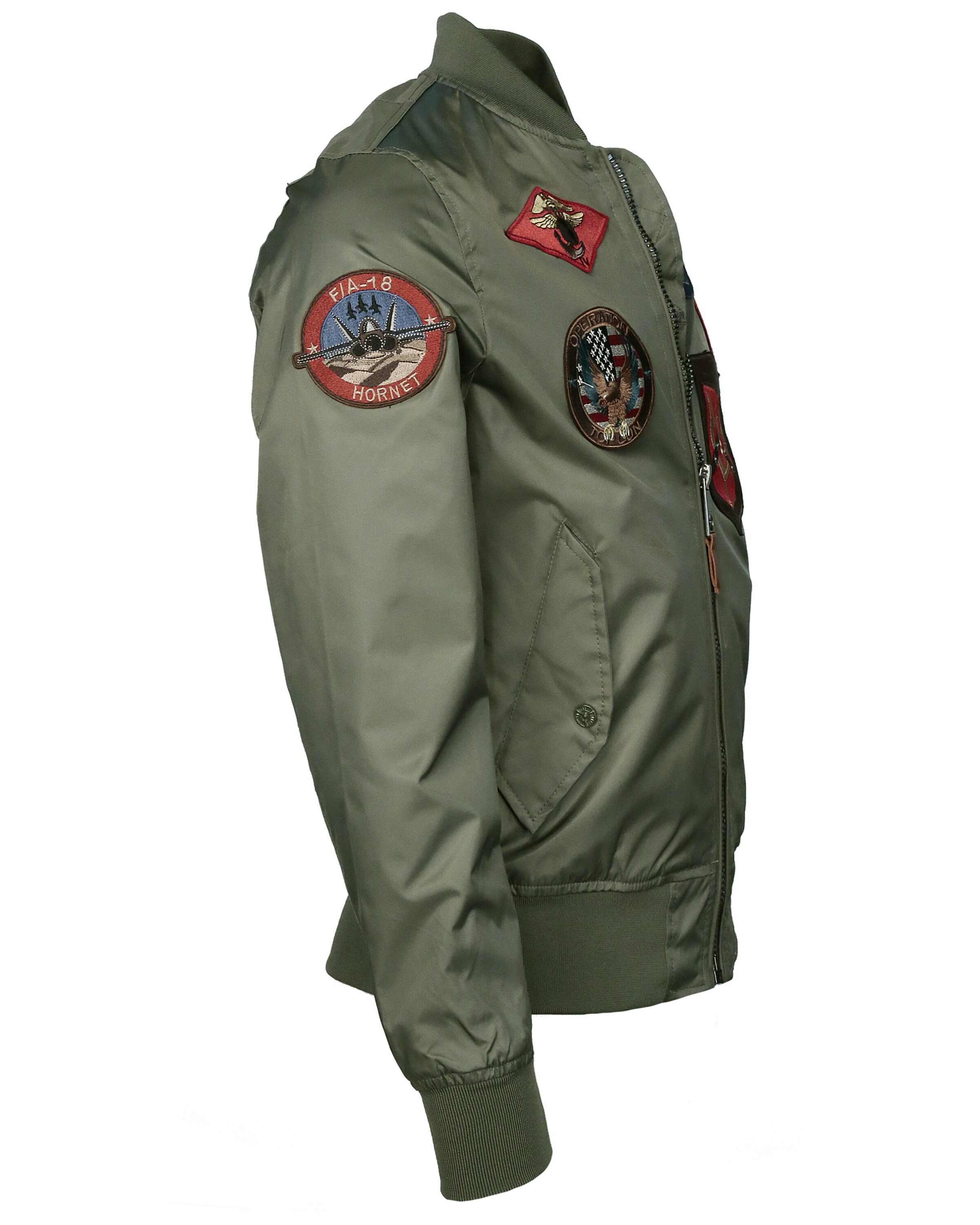 TOP GUN Between-season jacket ' Beast ' in Green