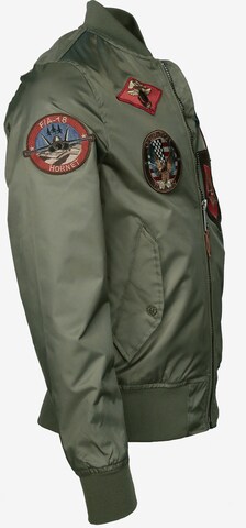 TOP GUN Between-Season Jacket ' Beast ' in Green