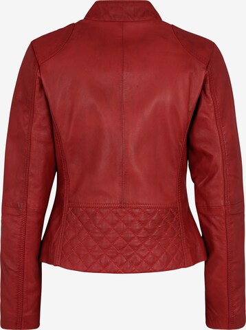 7ELEVEN Lederjacke 'Katerina' in Rot