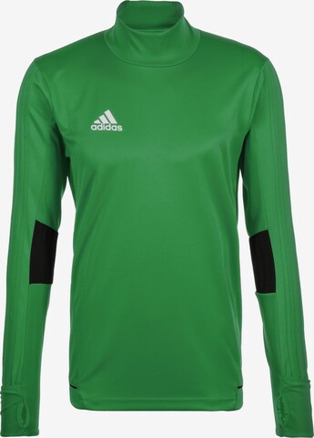 ADIDAS PERFORMANCE Functioneel shirt 'Tiro 17' in Groen: voorkant