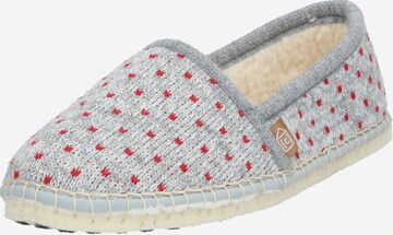 espadrij l´originale Slippers 'PANTOUFLE CLASSIC COUER' in Grey: front