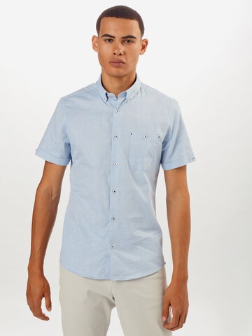 BURTON MENSWEAR LONDON Slim fit Overhemd in Blauw: voorkant