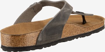 BIRKENSTOCK Zehentrenner 'Gizeh' in Grau