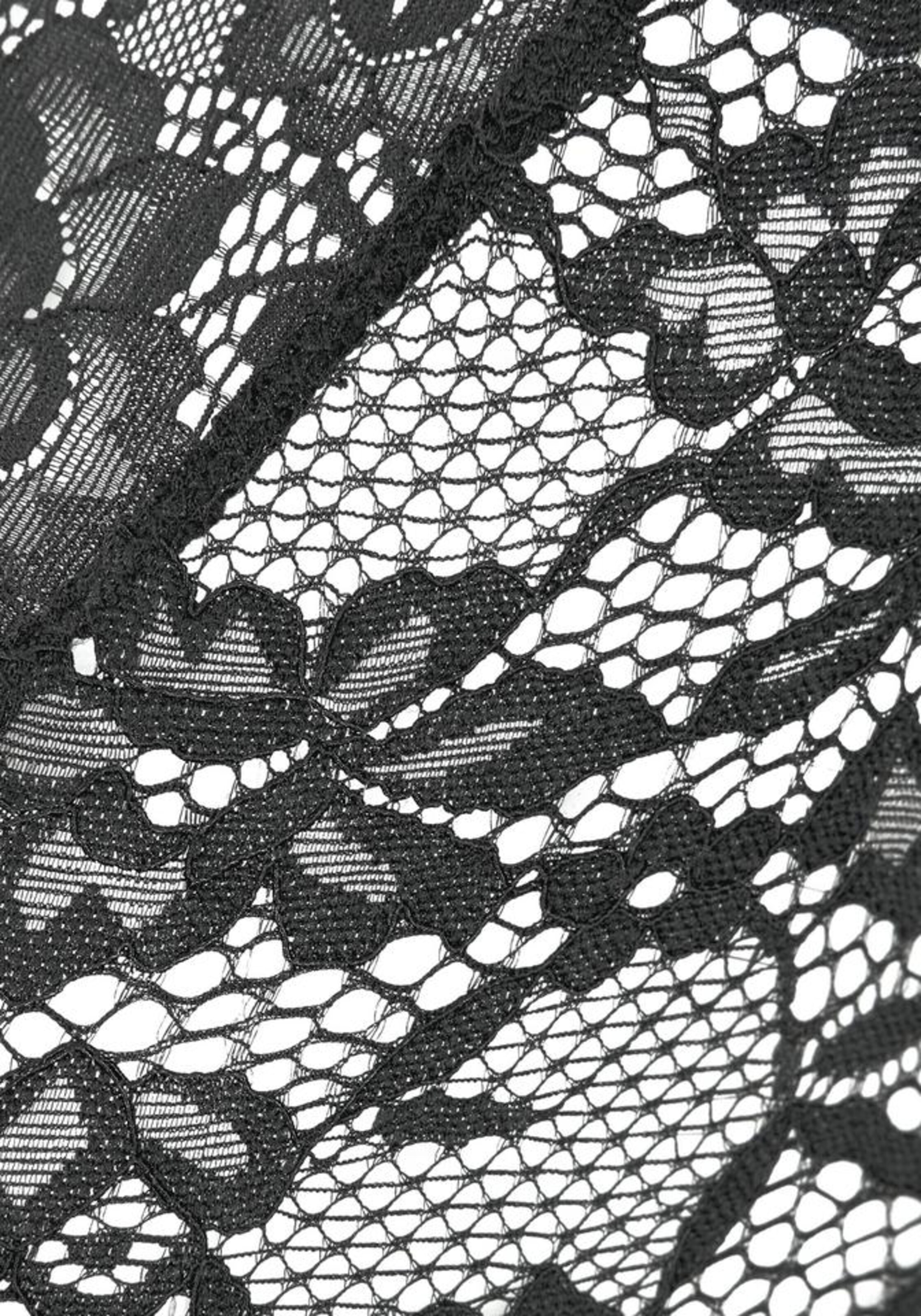 JETTE Bustier Bolero + String in Schwarz