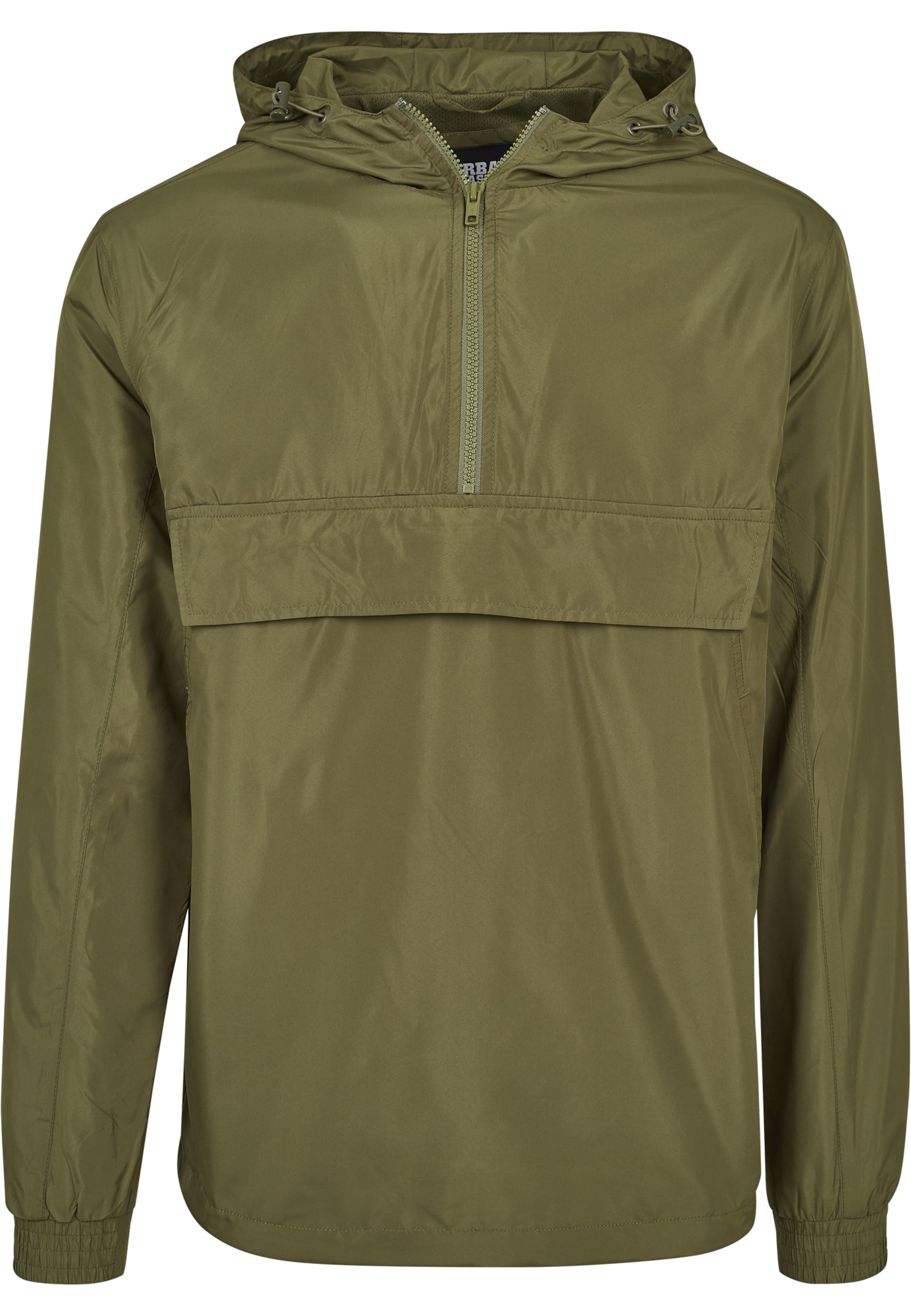 Urban Classics Übergangsjacke in Grün: Vorderseite