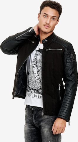 Redbridge Between-Season Jacket in Black: front