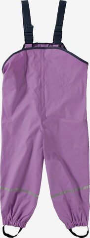 PLAYSHOES Tapered Regenlatzhose in Lila: predná strana