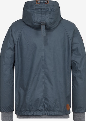 naketano Between-Season Jacket 'Hartgekochte Eier' in Blue