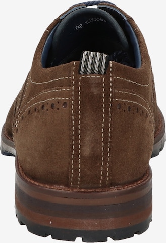 SANSIBAR Lace-Up Shoes in Brown