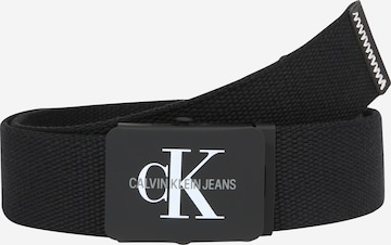 Ceinture ' CANVAS' Calvin Klein en noir : devant