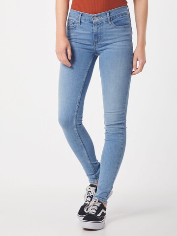 LEVI'S ® Liibuv Teksapüksid '710™ Super Skinny', värv sinine: eest vaates