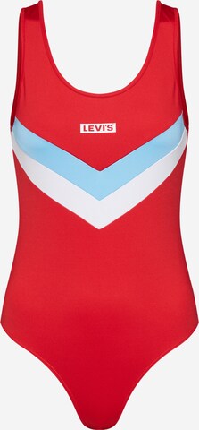 Bustier Maillot de bain 'Florence' LEVI'S ® en rouge : devant