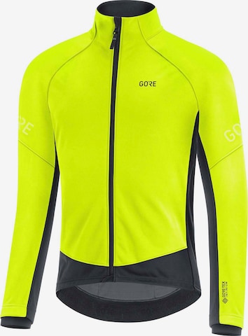 GORE WEAR Athletic Jacket in Yellow: front