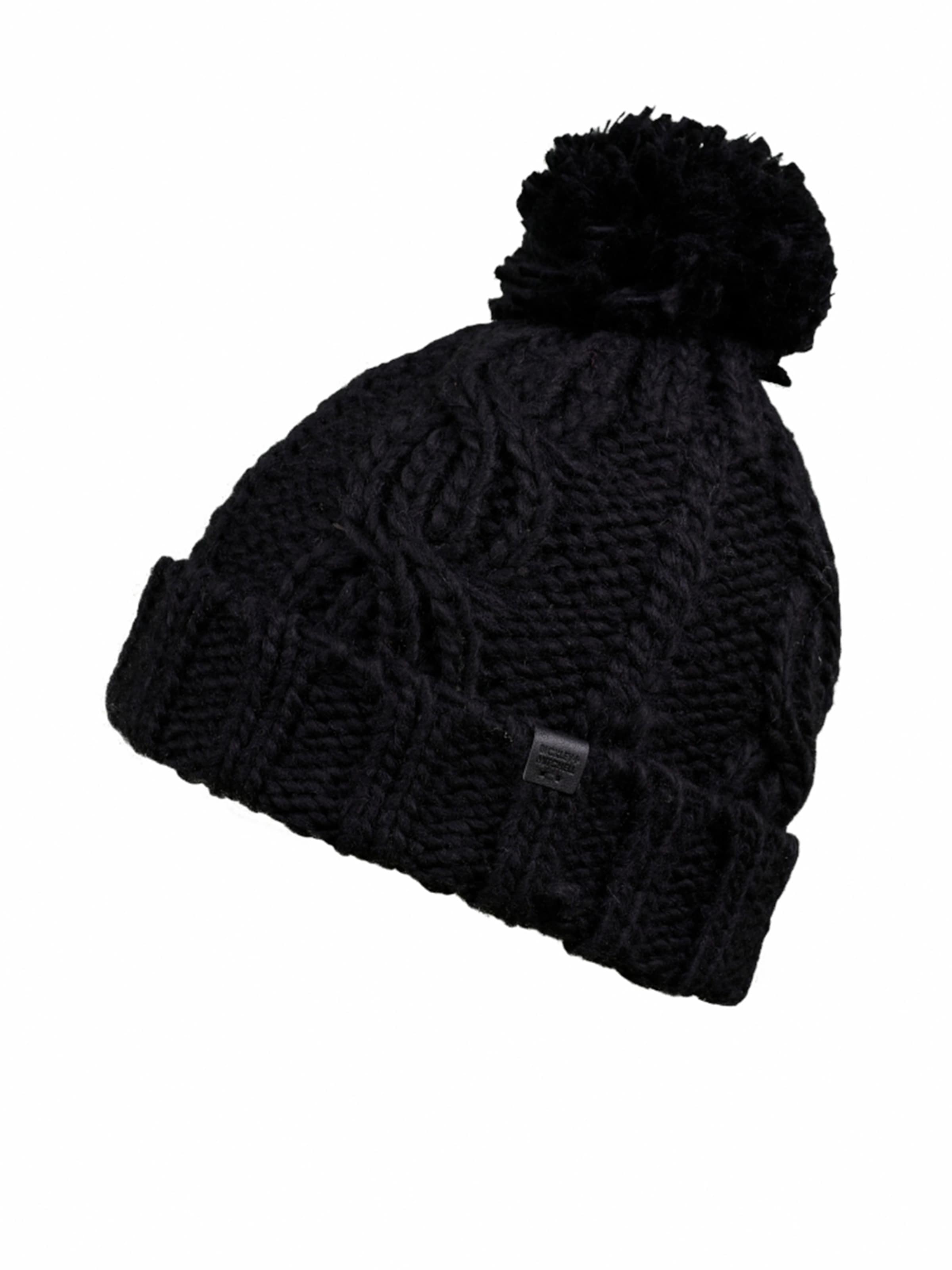 Bickley + Mictchell Amsterdam Mütze in Schwarz: Vorderseite