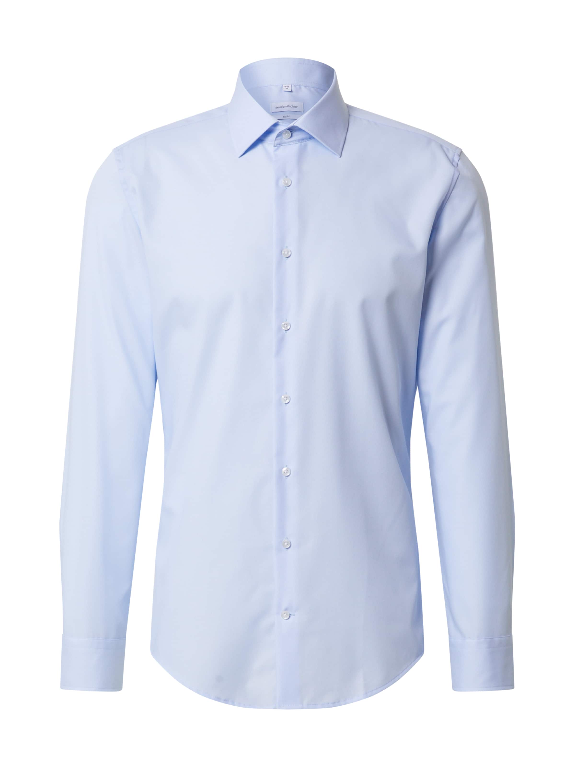 SEIDENSTICKER Slim fit Business Shirt in Blue: front