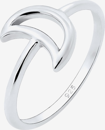 ELLI Ring 'Halbmond' in Silber
