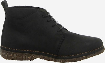 EL NATURALISTA Lace-Up Ankle Boots in Black