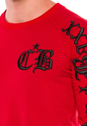 CIPO & BAXX Sweatshirt in Rood