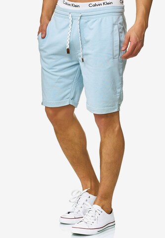 INDICODE JEANS Regular Shorts 'Aldrich' in Blau