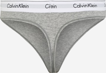 pelēks Calvin Klein Underwear Stringu biksītes 'THONG': no aizmugures