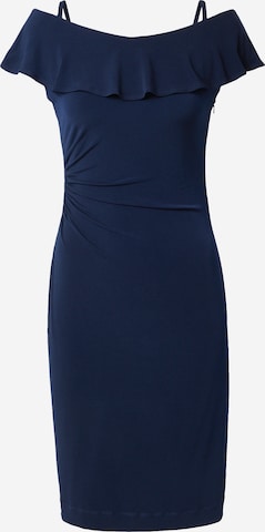 SWING - Vestido de tubo en azul: frente