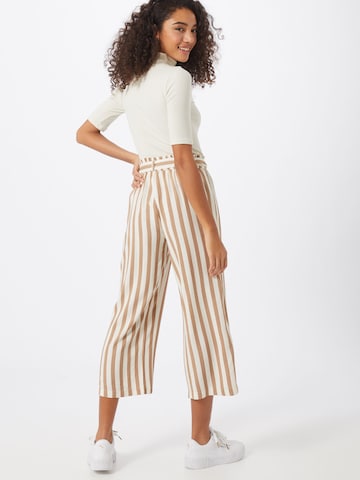 ONLY Wide leg Trousers 'Astrid' in Beige