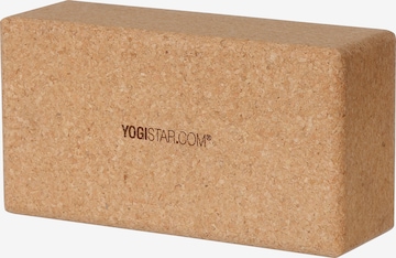 YOGISTAR.COM Yoga Block in Braun: predná strana