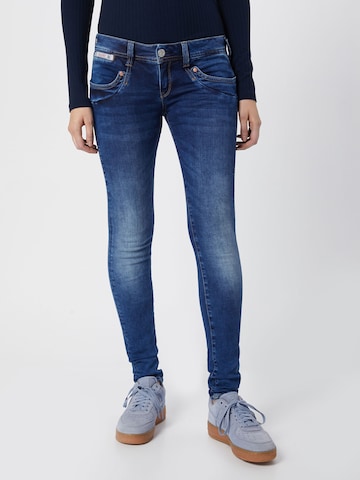 Herrlicher Skinny Kavbojke 'Piper' | modra barva: sprednja stran